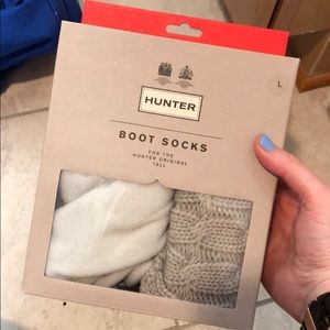 Hunter boot socks - never worn
